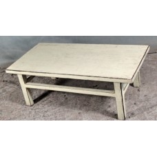 05013 . cream coloured coffee table