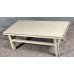05013 . cream coloured coffee table
