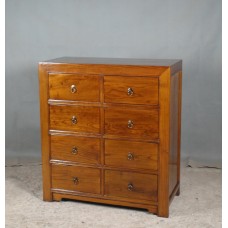 06003 . Elm wood chest of drawers