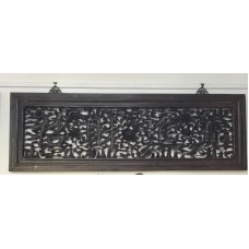 10028 . wooden arved wall hanging