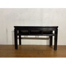07032   Black elmwood bench