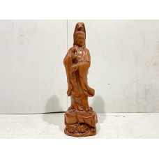 17049   Antique boxwood carved GUANYIN   ### SOLD ###