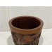 17022   Antique bamboo carved brush pot