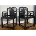 07005 . Pair of Antique rosewood arm chairs 