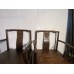 07014.  pair of elm arm chair    ###   HOT PRICE  $$$ 400 PR ###