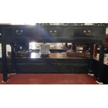 02034  Black hall table   ***SOLD***