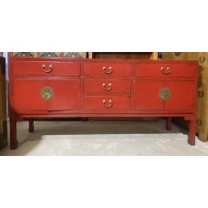 01050  Red sideboard   ### SOLD ###