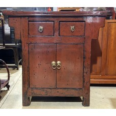 01067  Antique Red sideboard