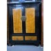 04025   Black with cheerywood inlay cabinet   ###SOLD###