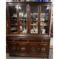 04035   Rosewood display cabinet