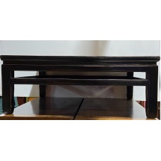 05025 Black with cane inlay coffee table