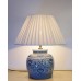 12008 1 pair blue white table lamp