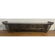 09001 .Antique chinese elm wood low sideboard   ###SOLD###