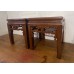 05008 . Pair of chinese elm wood tea table