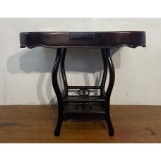 13005  antique rose wood card play table