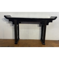 02023 chinese antique black console table 