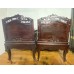 07001 pair of chinese antique rosewood arm chair.
