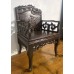 07011 . Chinese antique rosewood arm chair.